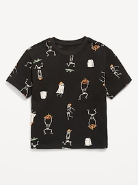 Image number 1 showing, Printed Short-Sleeve T-Shirt for Toddler Boys