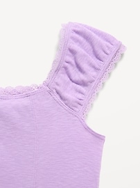 Image number 2 showing, Short-Sleeve Ribbed Top for Girls