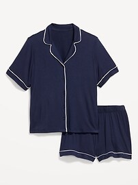 Image number 2 showing, Sunday Sleep Knit Jersey Short Set