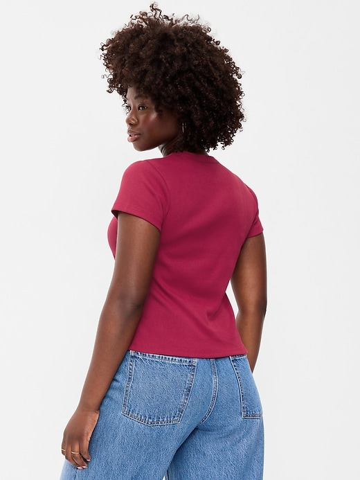Image number 3 showing, Snug Crop T-Shirt
