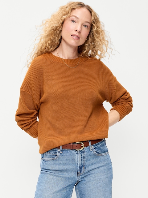 Seaside Cotton Shaker Tunic Sweater