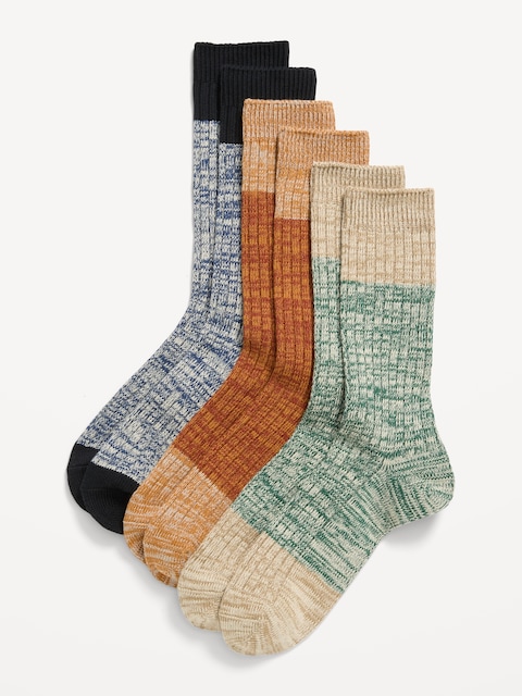Marled Boot Socks 3-Pack