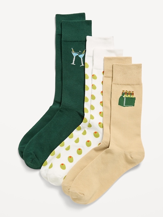 Image number 1 showing, Novelty Socks 3-Pack for Men