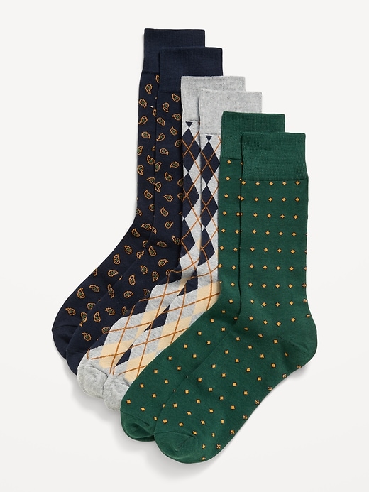 Image number 1 showing, Novelty Socks 3-Pack for Men