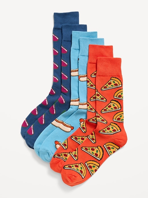 Image number 1 showing, Novelty Socks 3-Pack for Men