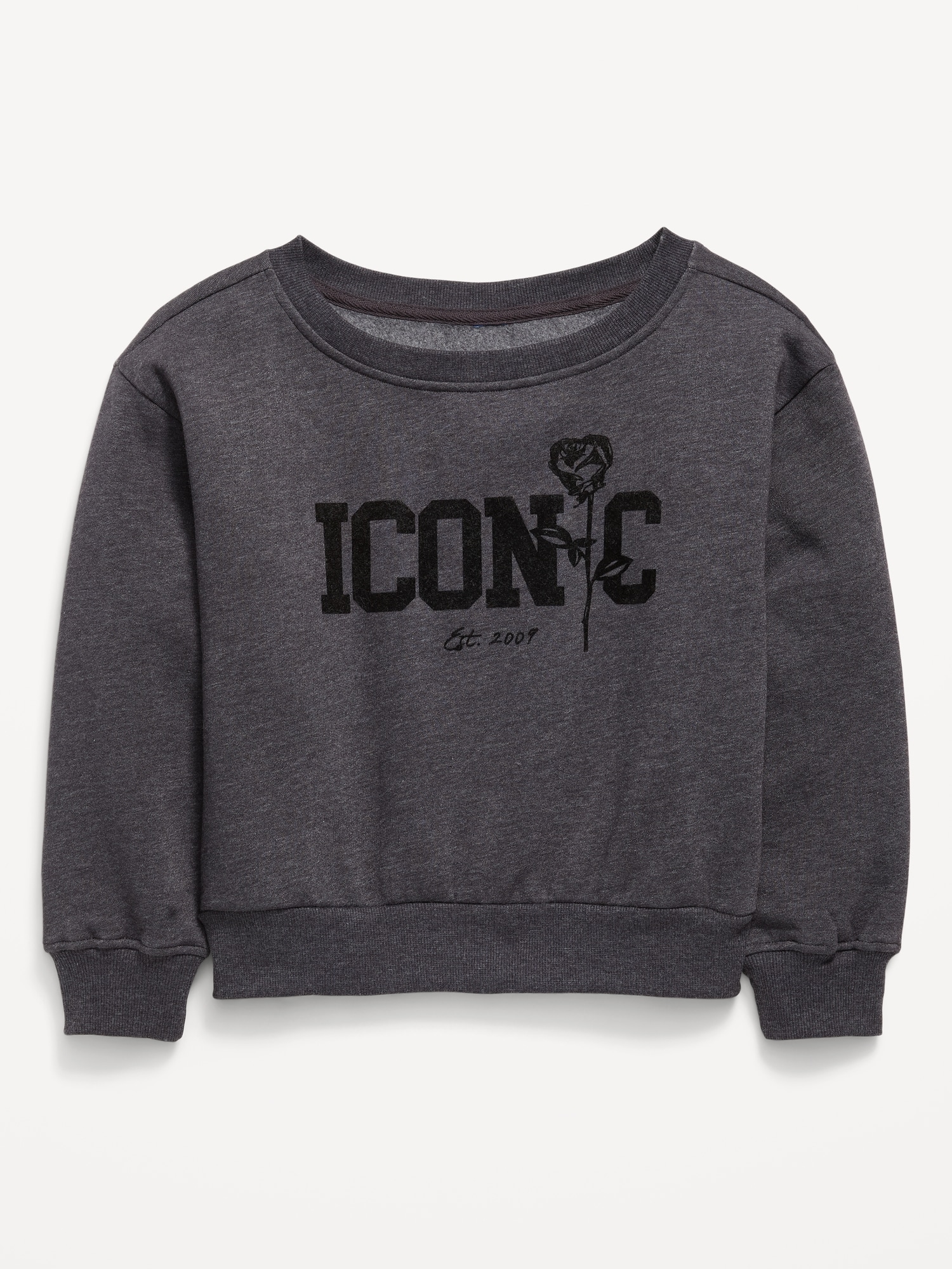 Off-Shoulder Sweatshirt for Girls