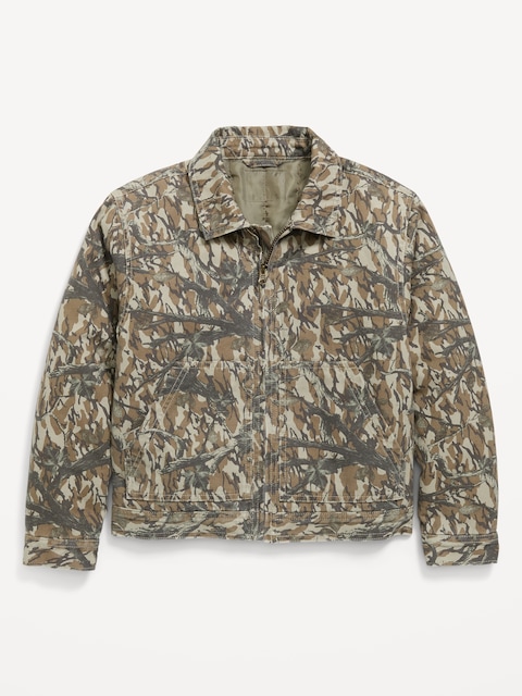 Loose Canvas Barn Jacket for Boys