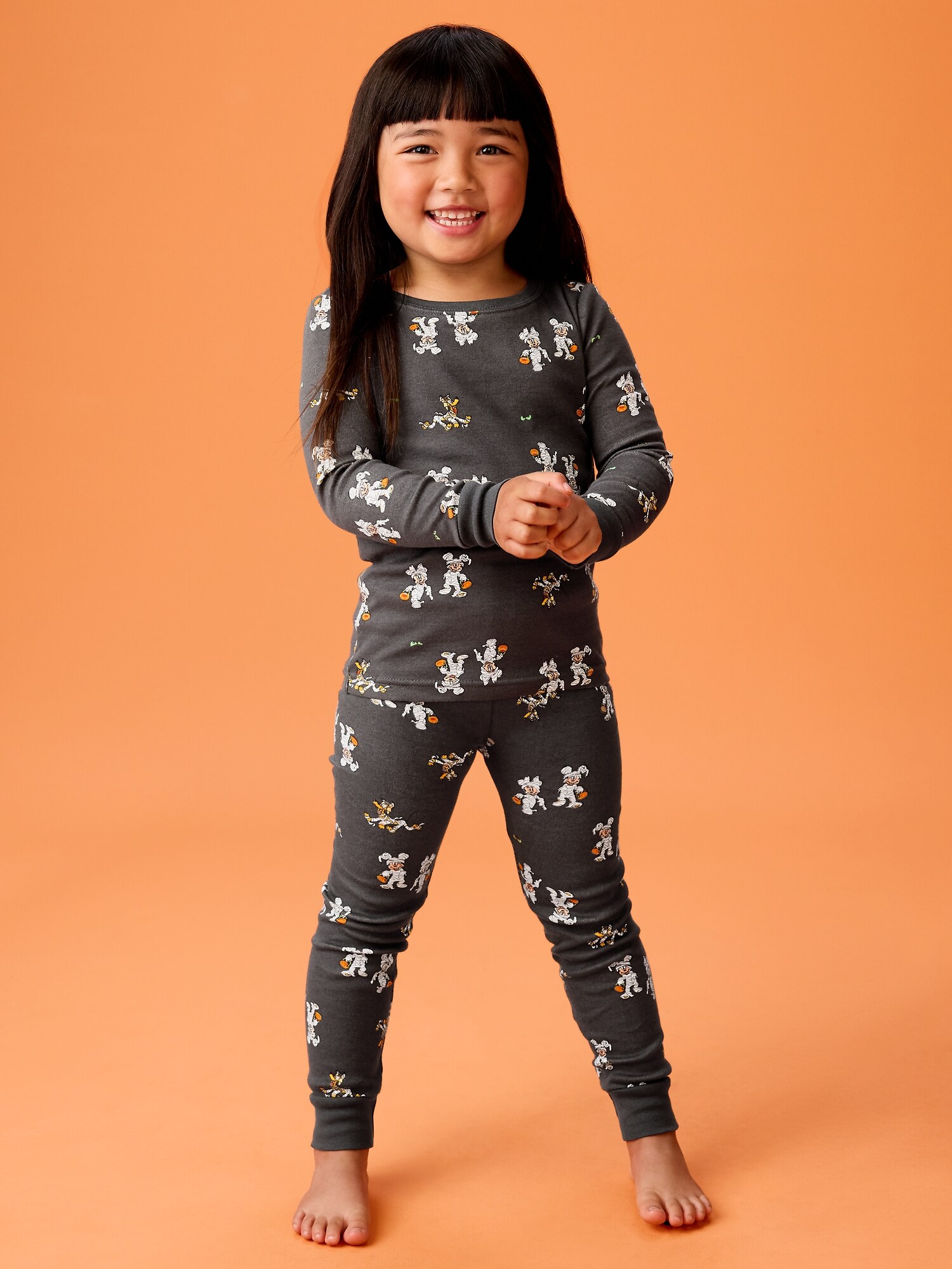 Пижамный комплект Disney для детей, облегающий крой — Old Navy, цвет: Mummy — фото 2