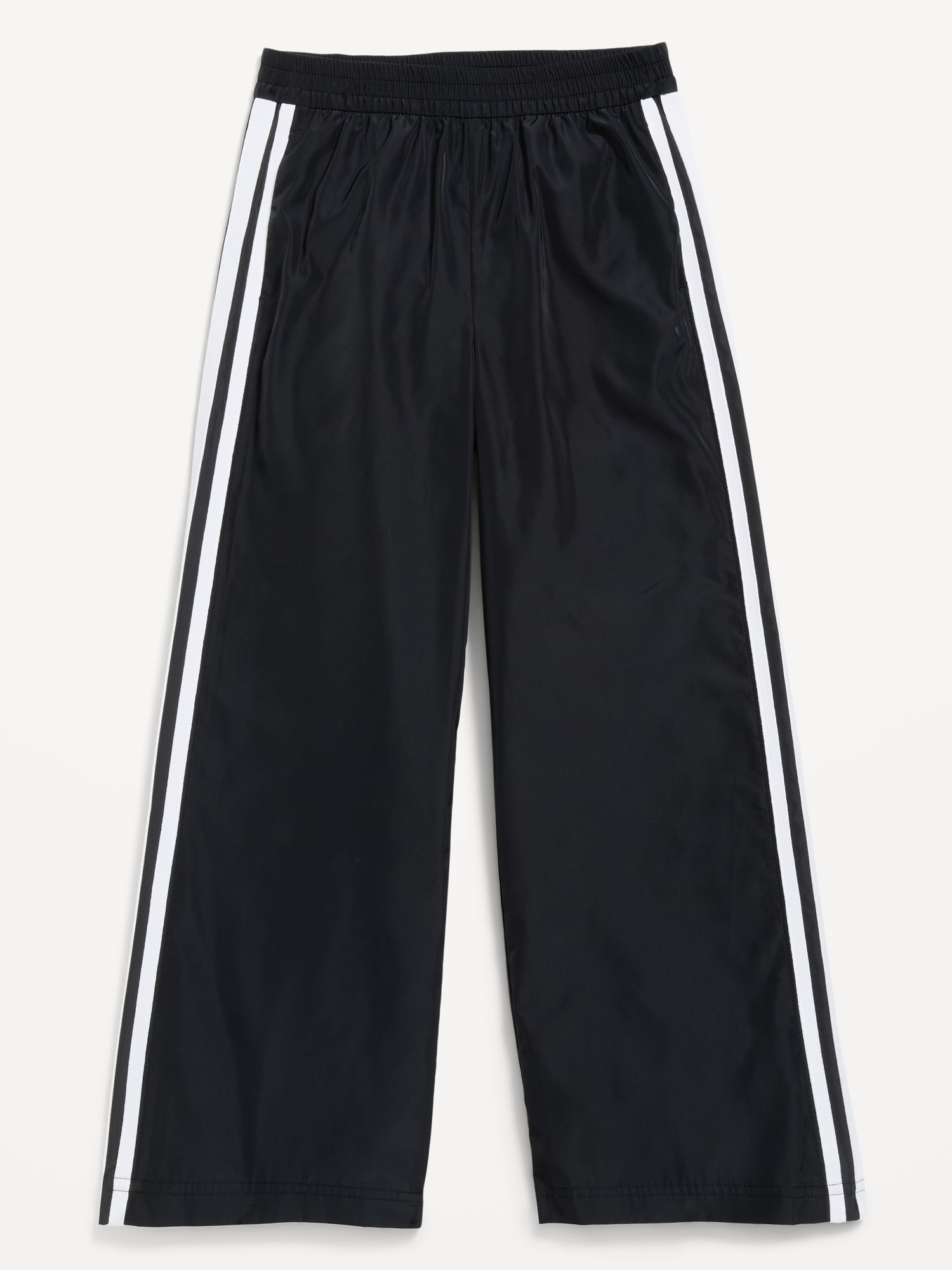 High-Waisted Track Pants for Girls