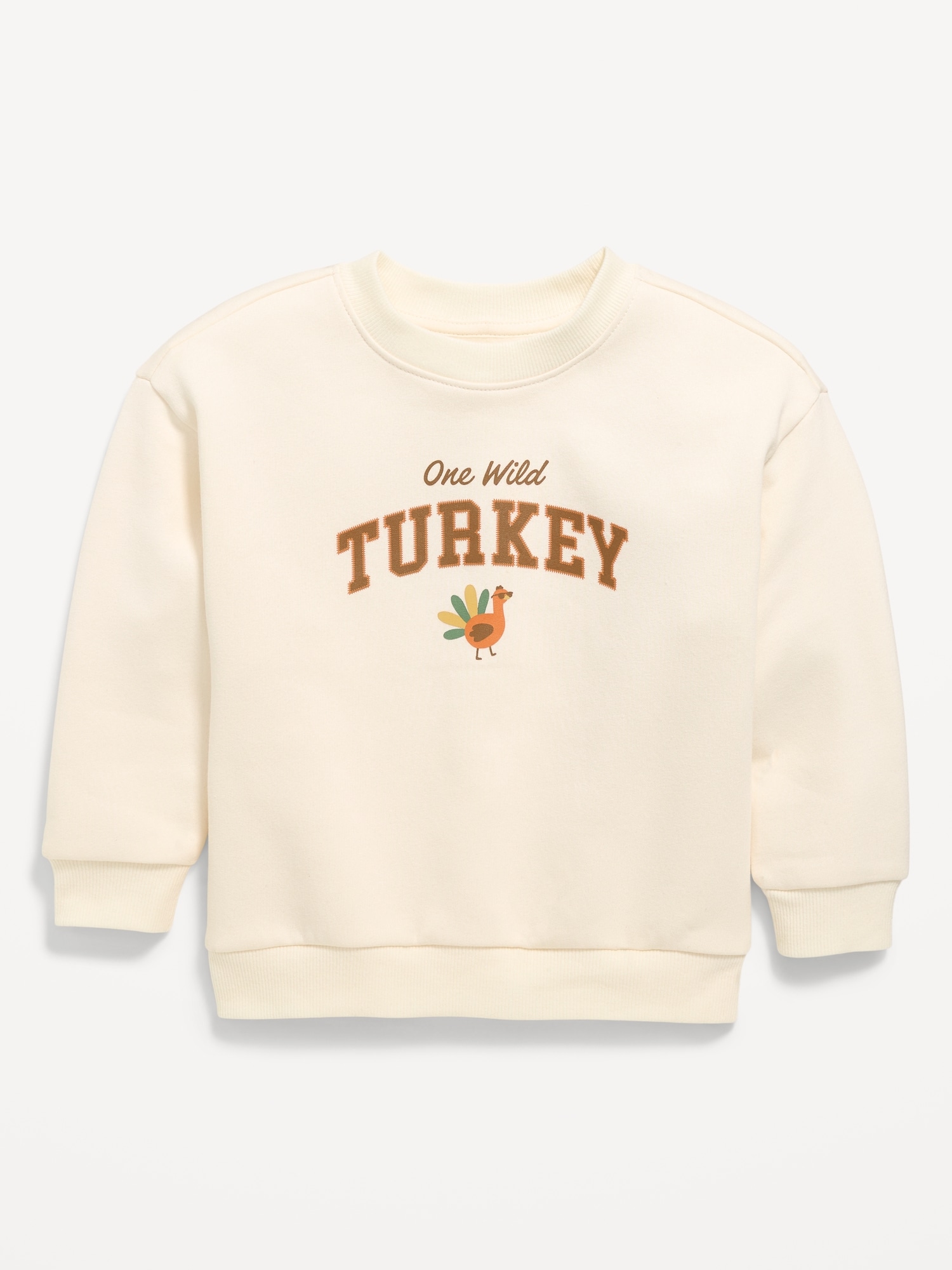 Oversized Long-Sleeve Graphic Sweatshirt for Toddler Boys