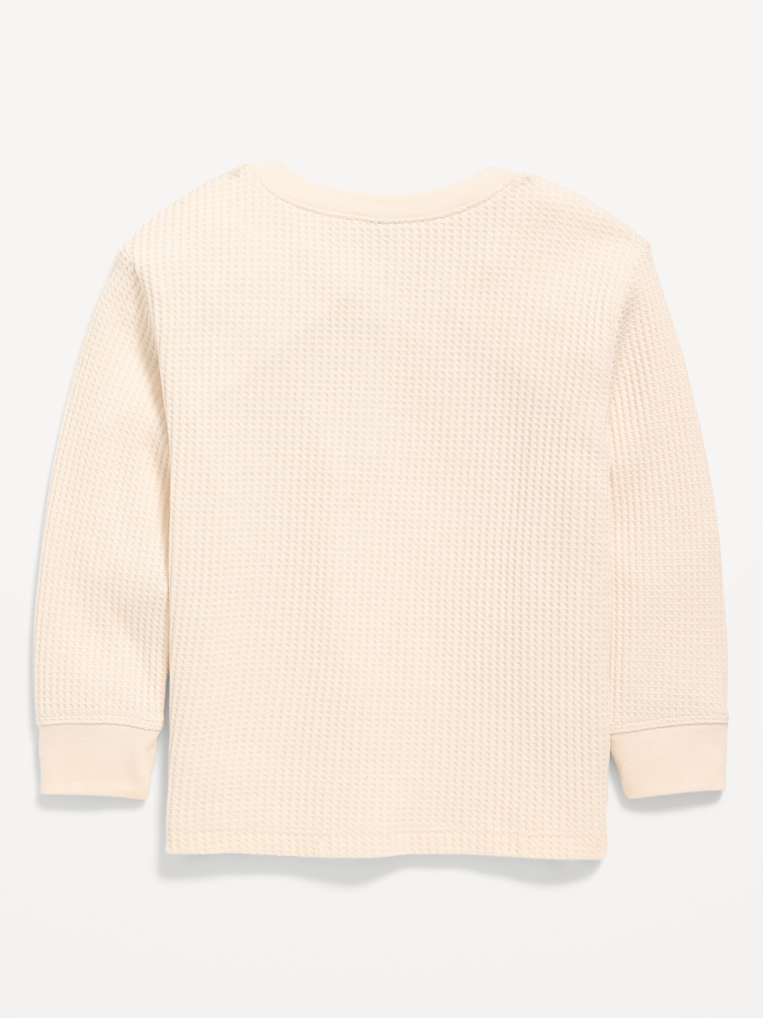 Long-Sleeve Waffle Knit Henley T-Shirt for Toddler Boys