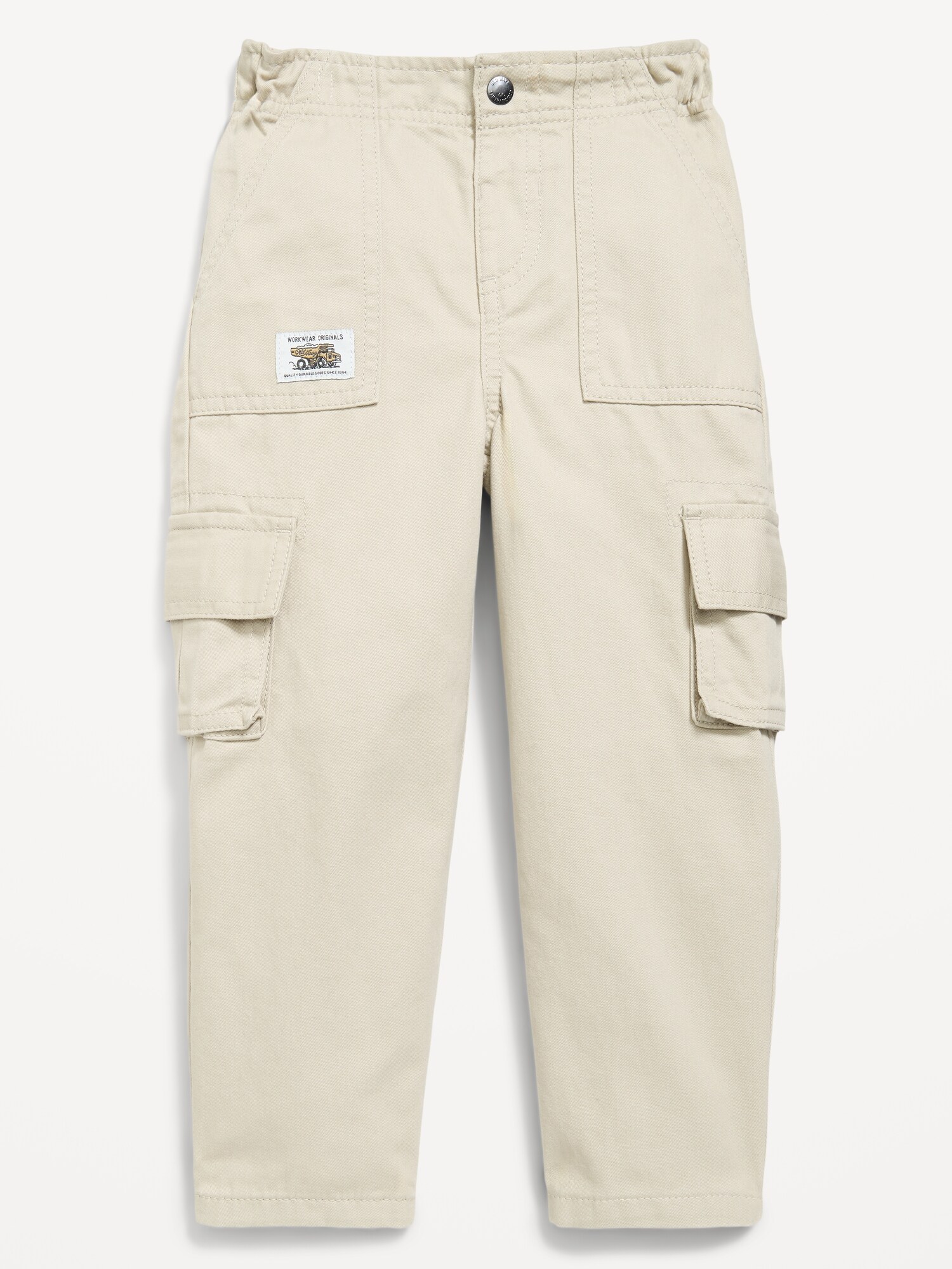 Брюки карго Old Navy Baggy для мальчиков-малышей, цвет: Серо-бежевый — фото 3