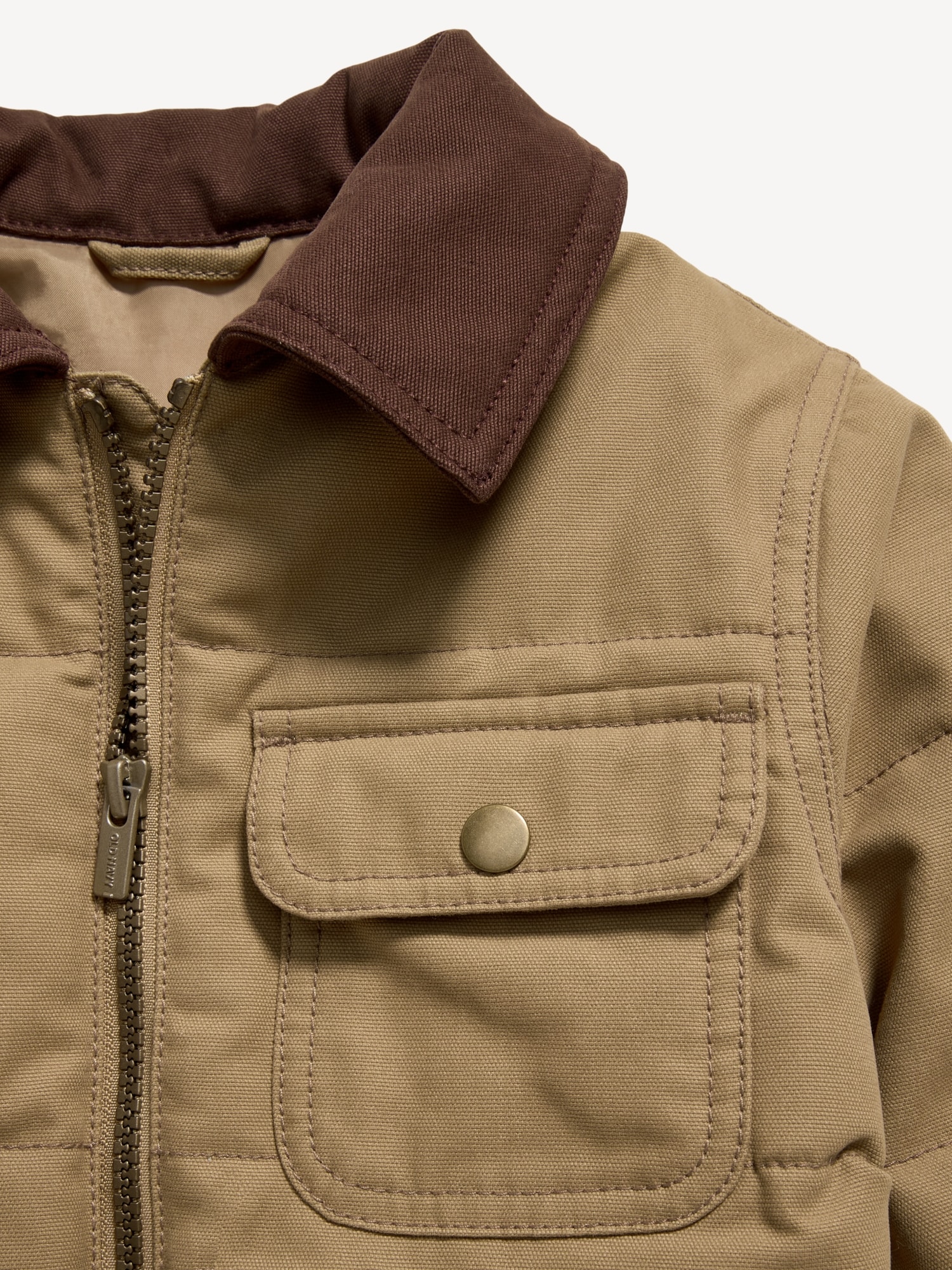 Workwear Puffer Jacket for Toddler Boys