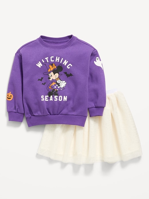 Image number 1 showing, Disney© Minnie Mouse Sweatshirt and Tutu Skirt Set for Toddler Girls