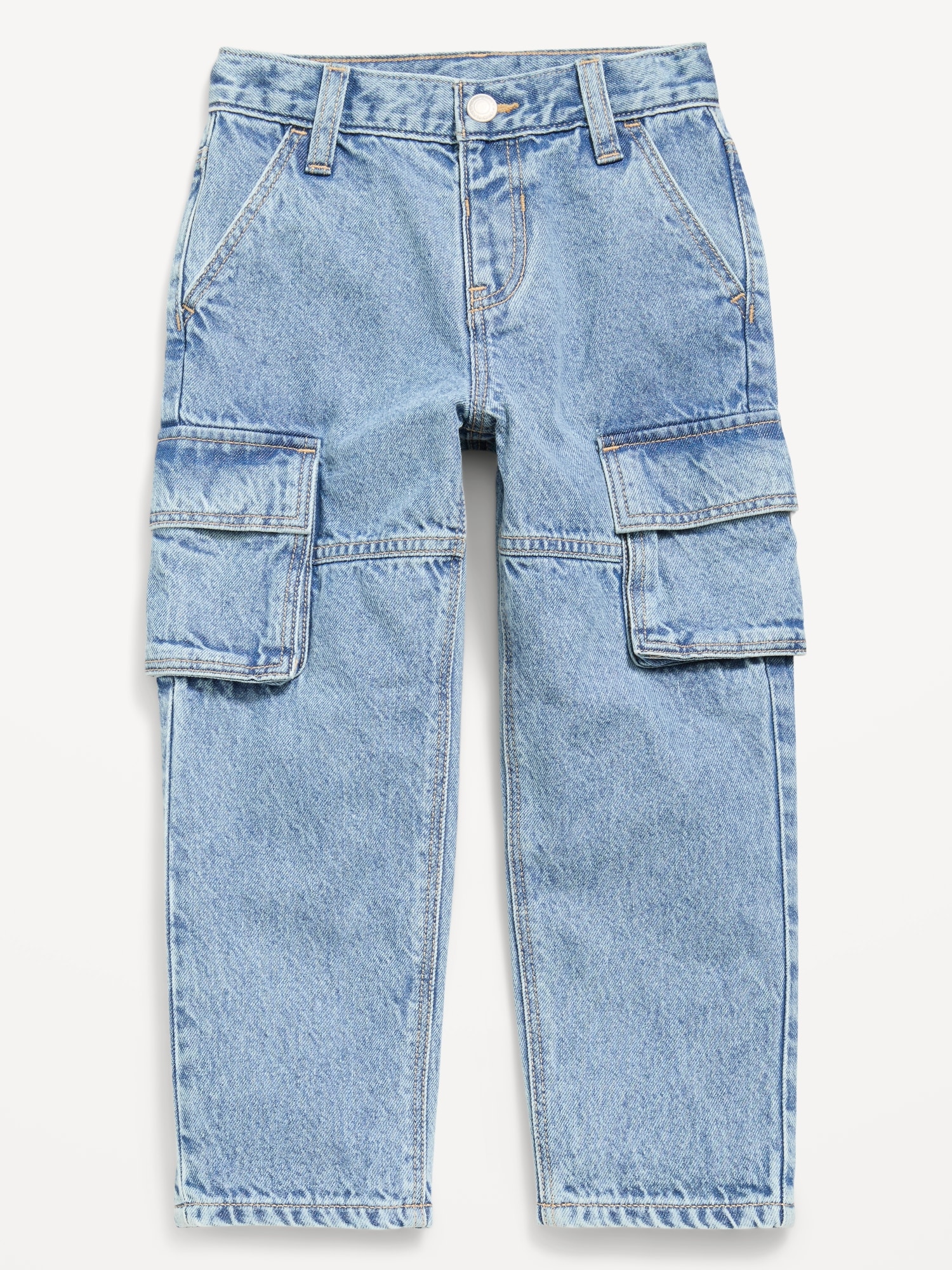 Super Baggy Barrel-Leg Cargo Jeans for Toddler Boys
