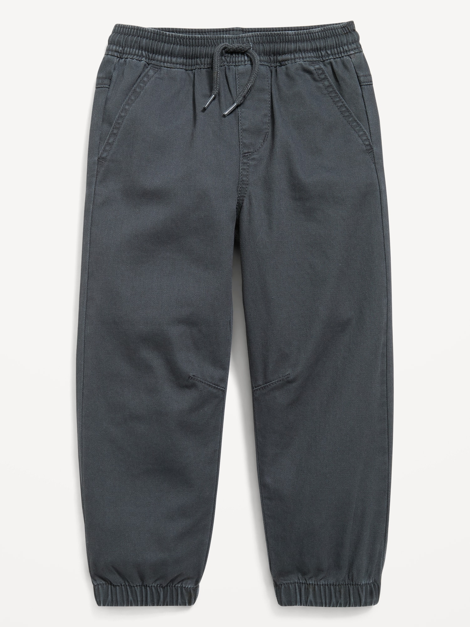 Barrel-Leg Twill Jogger Pants for Toddler Boys