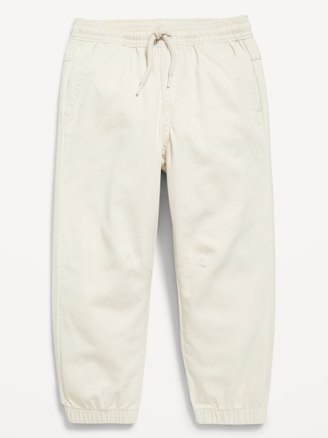 Barrel-Leg Twill Pants for Toddler Boys