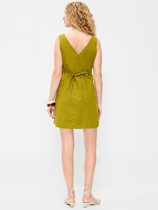 Image number 2 showing, Sleeveless A-Line Mini Dress