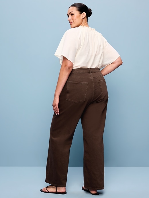 Image number 5 showing, Extra High-Waisted Wide-Leg Jeans