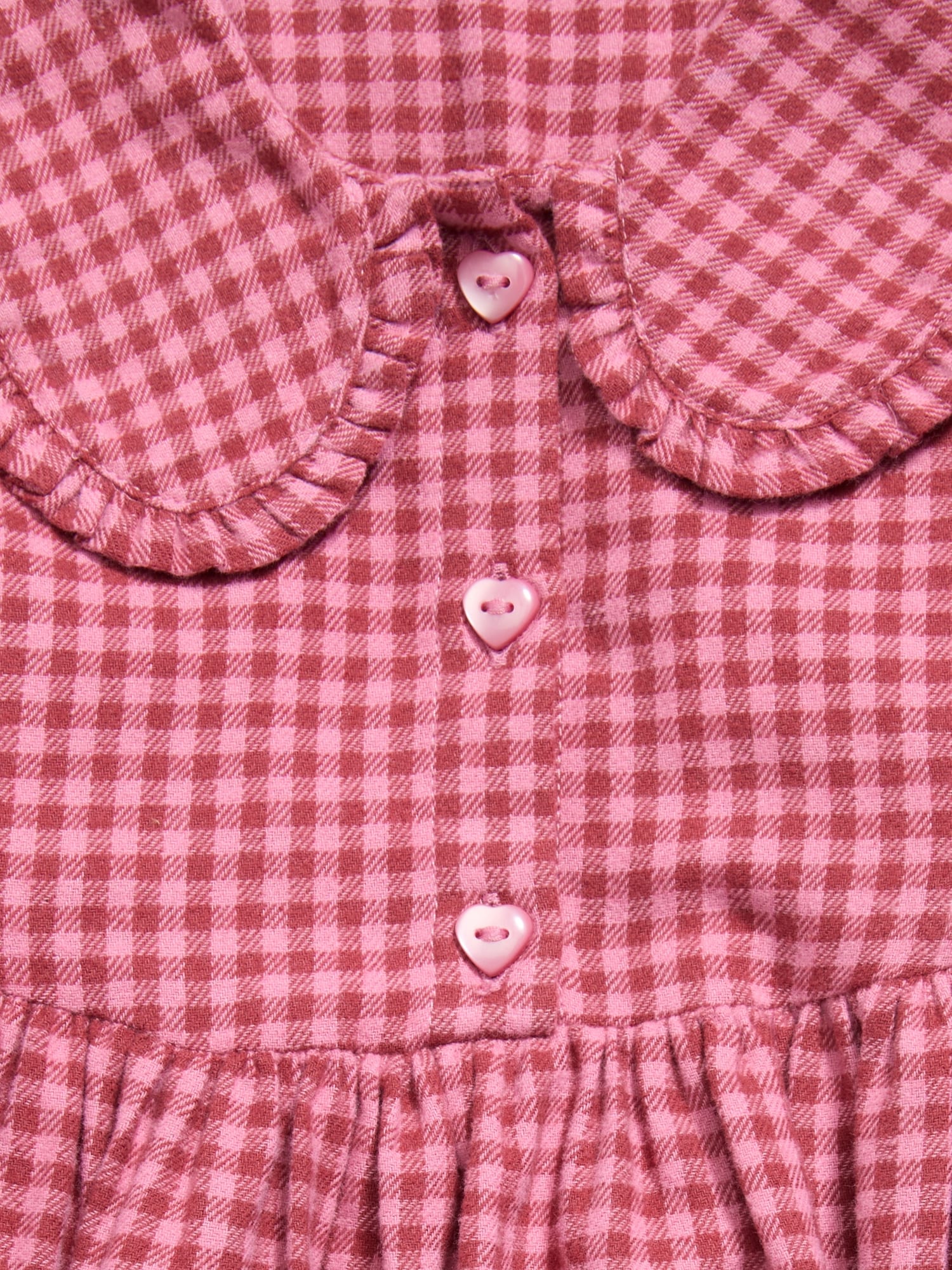 Long-Sleeve Flannel Dress for Toddler Girls