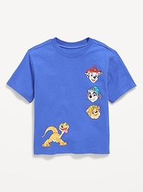 Image number 1 showing, Paw Patrol™ Oversized Unisex Graphic T-Shirt for Toddler