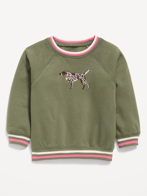 Long-Sleeve Graphic Sweatshirt for Toddler Girls
