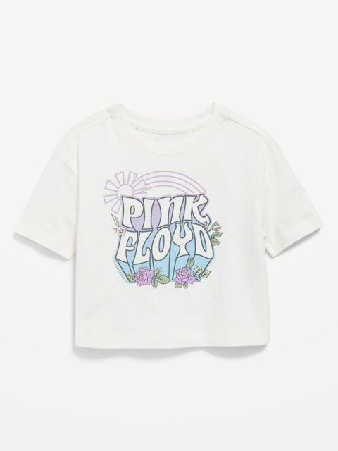 Pink Floyd™ Boxy Graphic T-Shirt for Toddler Girls