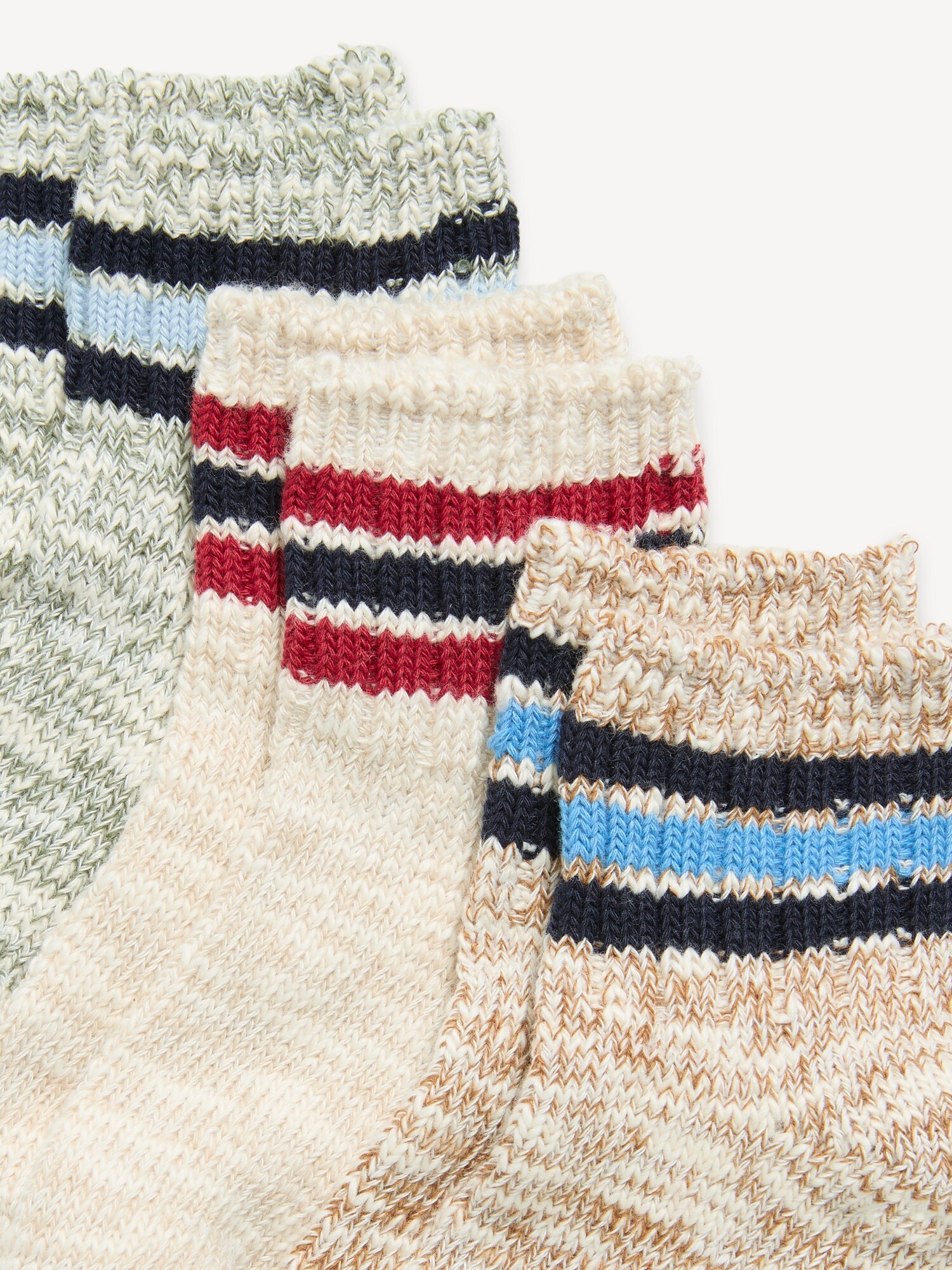 Marled Crew Socks 3-Pack for Toddler & Baby