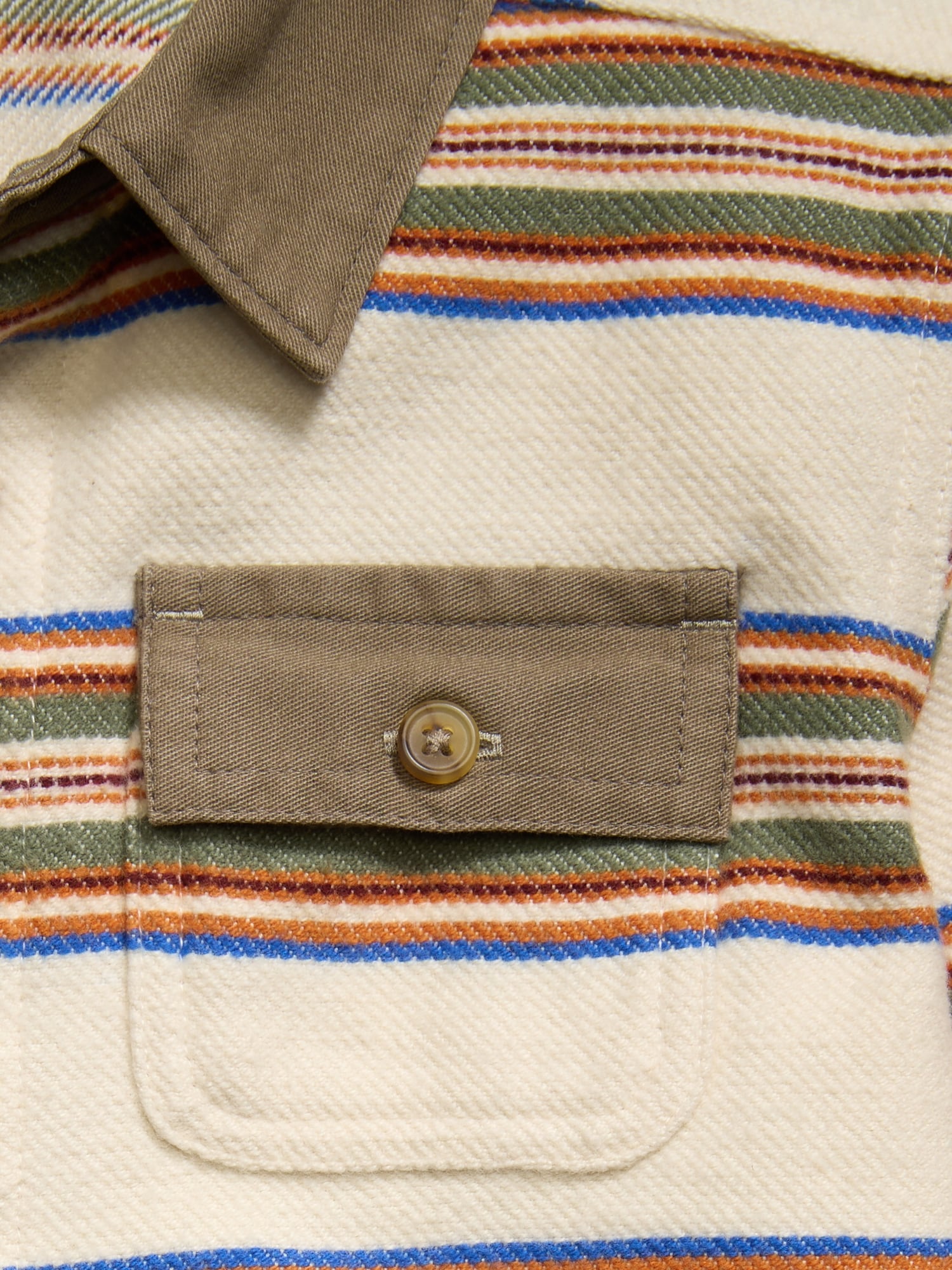 Long-Sleeve Utility Pocket Shirt for Toddler Boys