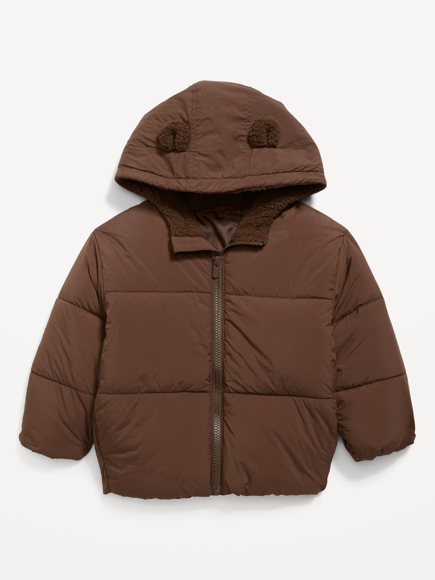 Water-Resistant Puffer Jacket for Toddler Boys
