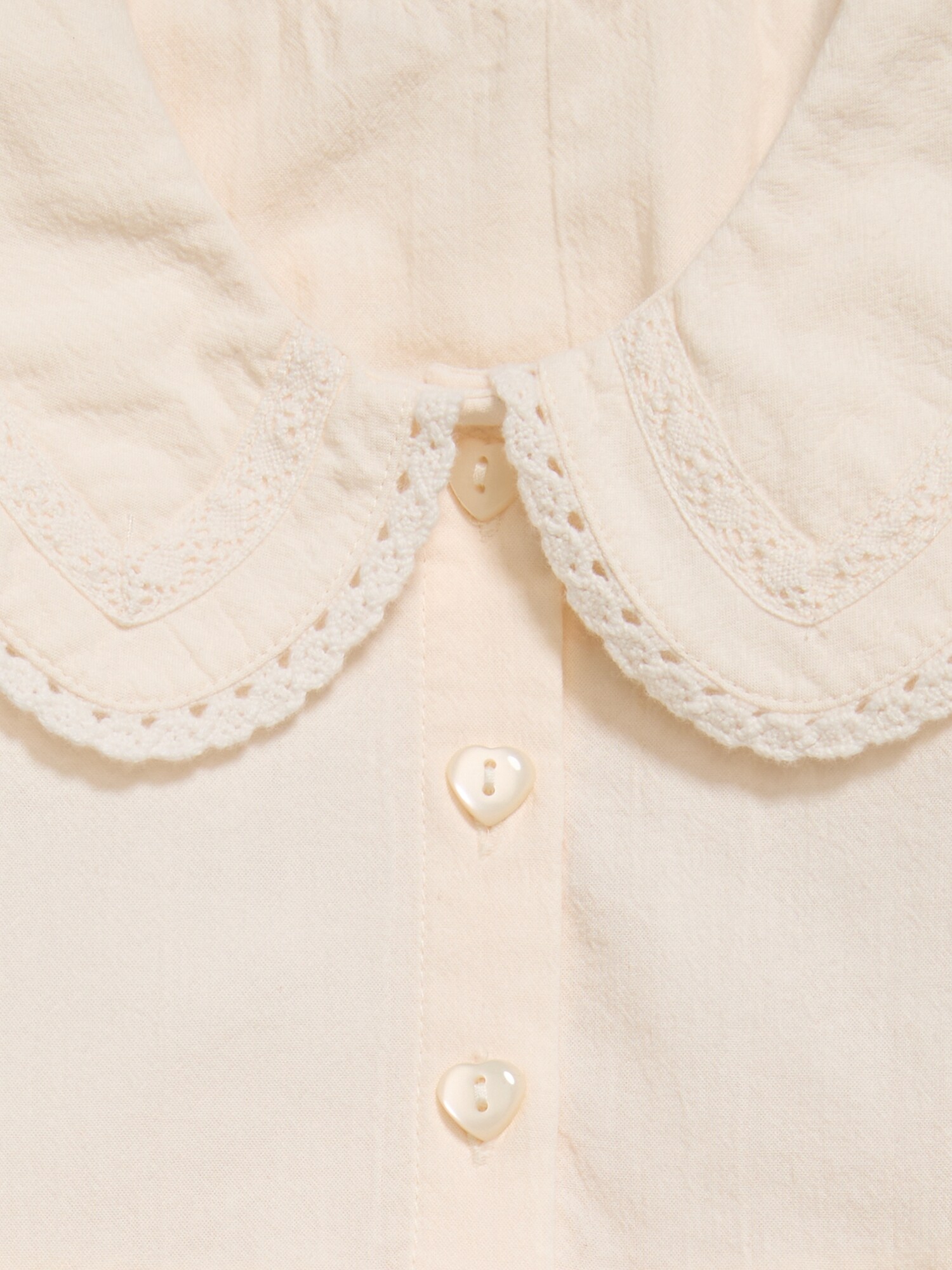 Long-Sleeve Collared Crinkled Dress for Toddler Girls