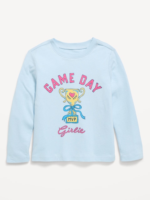 Long-Sleeve Graphic T-Shirt for Toddler Girls