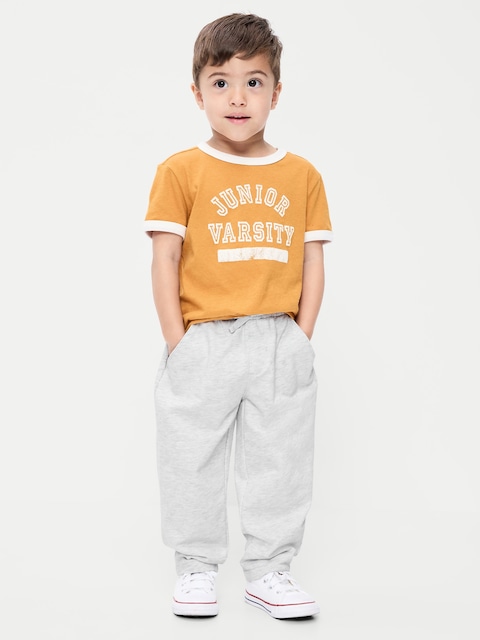 Barrel-Leg Knit Pants for Toddler Boys