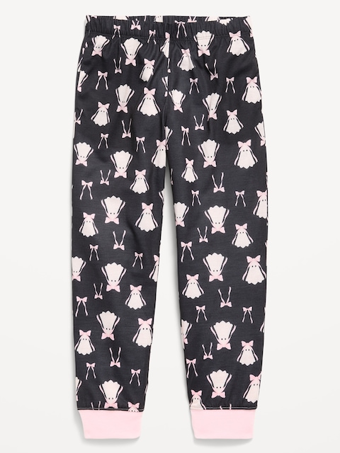 Printed Jersey-Knit Pajama Jogger Pants for Girls