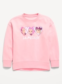 Image number 1 showing, KPop Demon Hunters™ Oversized Tunic Sweatshirt for Girls