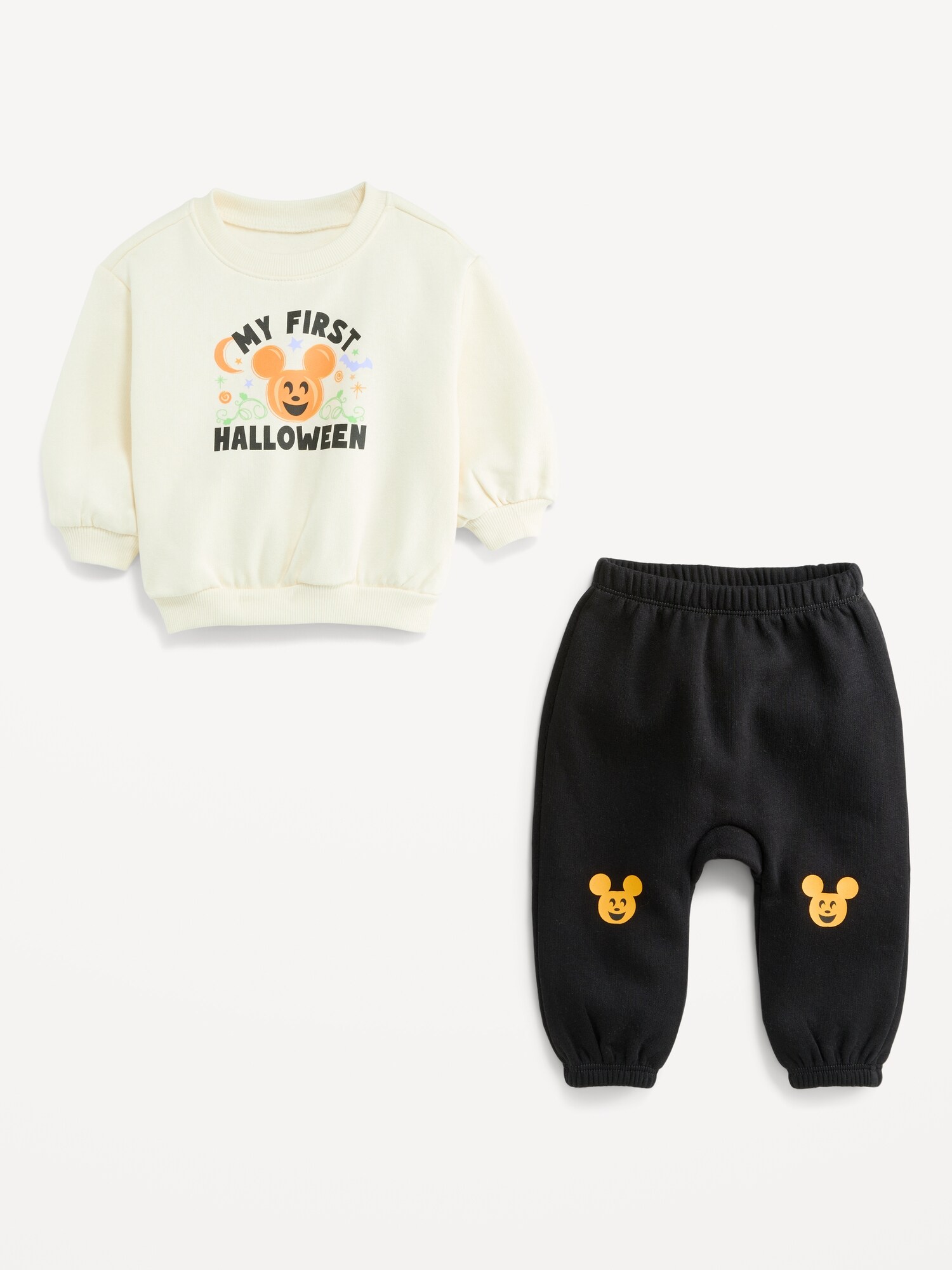 Комплект Old Navy Disney© Crew-Neck Sweatshirt and Leggings Set для малышей, цвет: Halloween — фото 2