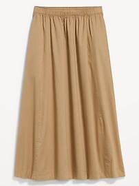 Image number 1 showing, Poplin Midi Skirt