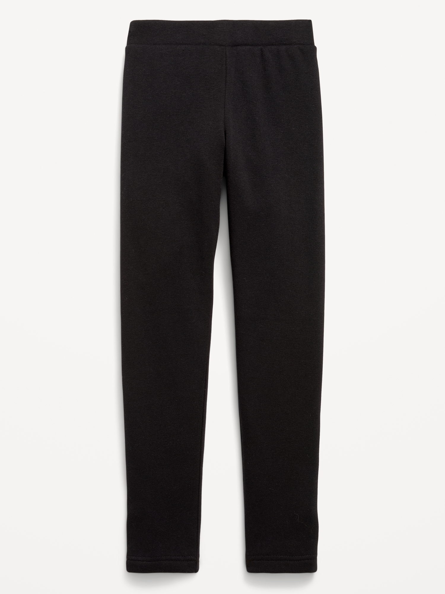 High-Waisted Full-Length Fleece Leggings for Girls