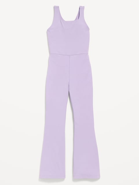 Sleeveless PowerChill Twist-Back Jumpsuit for Girls