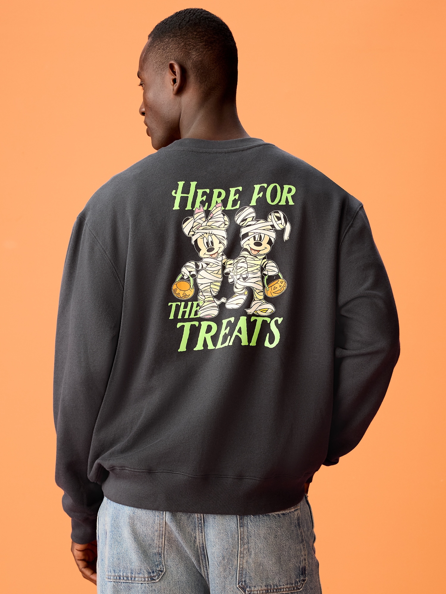 Old Navy x Disney Mickey Mouse Oversized Crew Sweatshirt for Adults