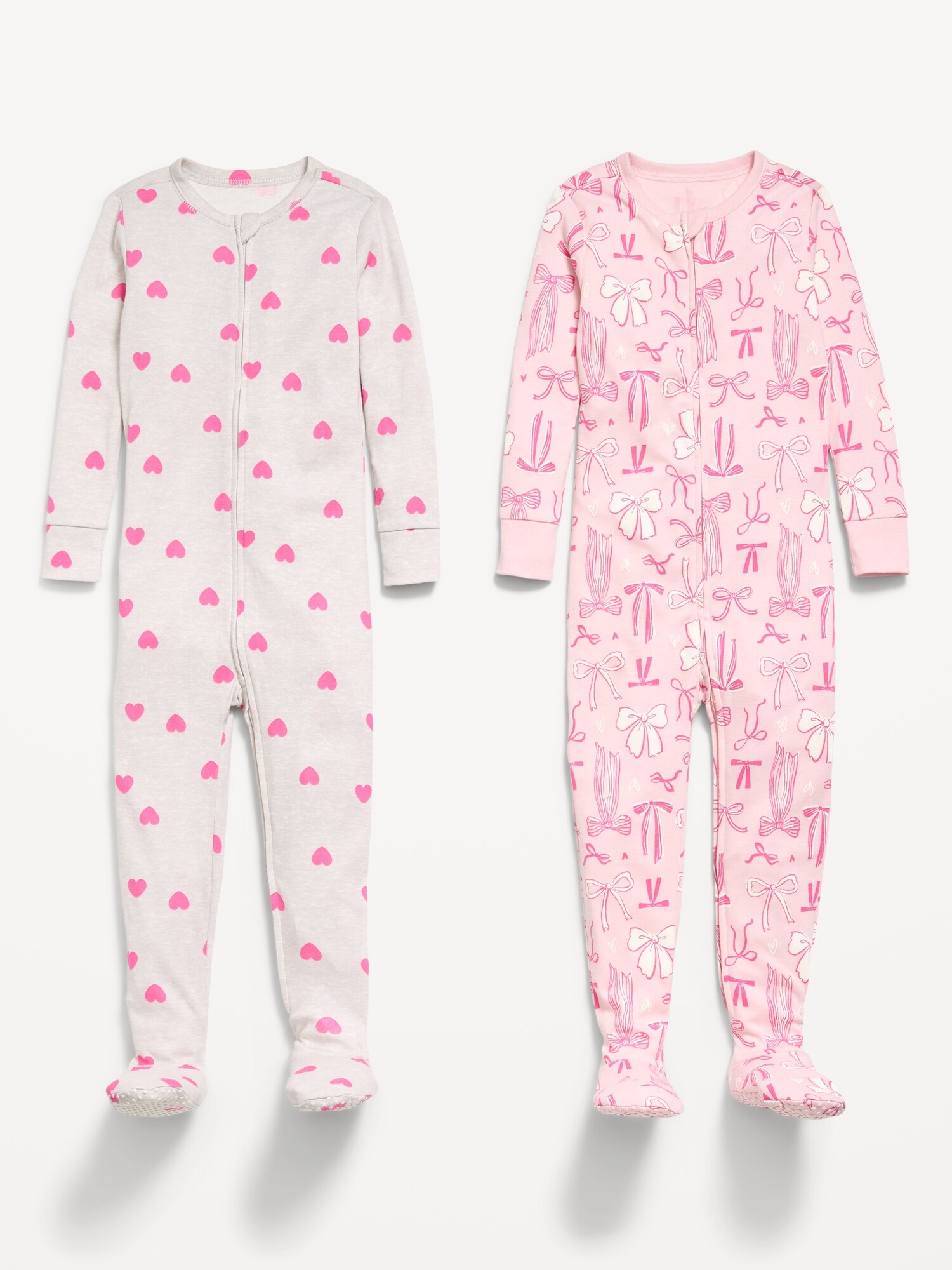 Пижама Snug-Fit для детей, 2 шт. — Old Navy, цвет: Bows — фото 2
