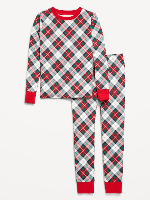 Gender-Neutral Printed Snug-Fit Pajama Set for Kids