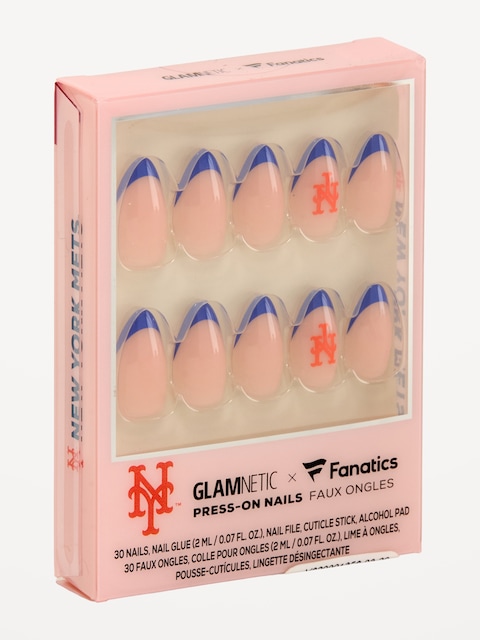 Glamnetic x Fanatics New York Mets Press-On Nail Kit