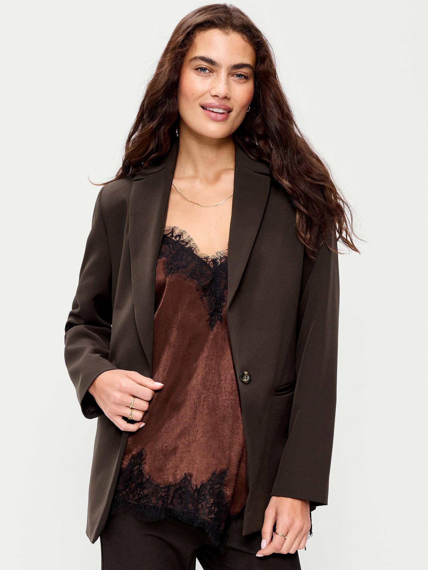 Classic Double-Weave Blazer