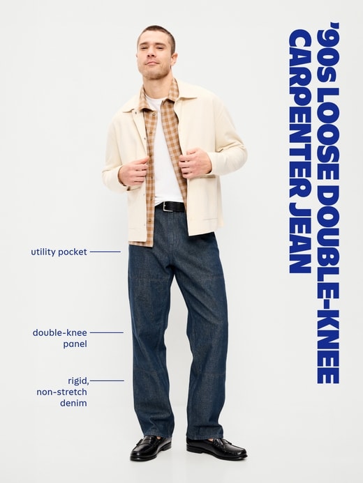 Image number 7 showing, 90s Loose Double-Knee Carpenter Jeans