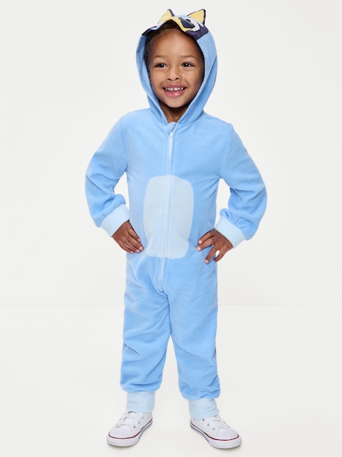 Bluey™ Hooded Unisex Fleece One-Piece for Toddler
