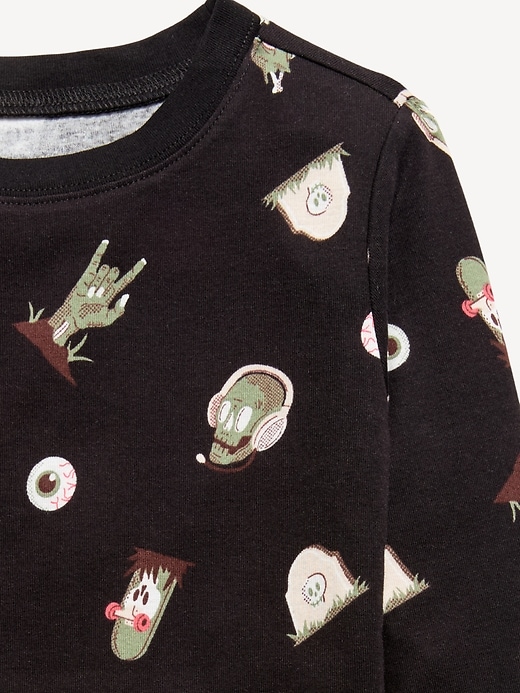 Image number 3 showing, Gender-Neutral Snug-Fit Graphic Pajama Set for Kids