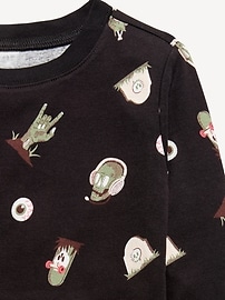 Image number 3 showing, Gender-Neutral Snug-Fit Graphic Pajama Set for Kids