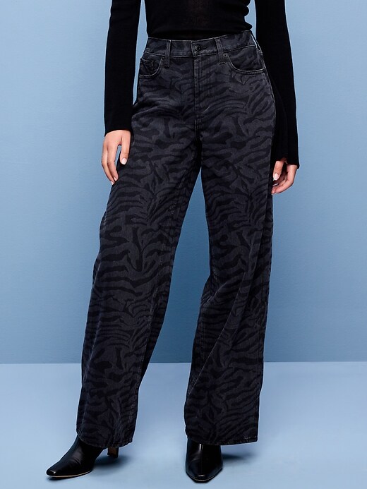 High-Waisted Baggy Wide-Leg Jeans | Old Navy