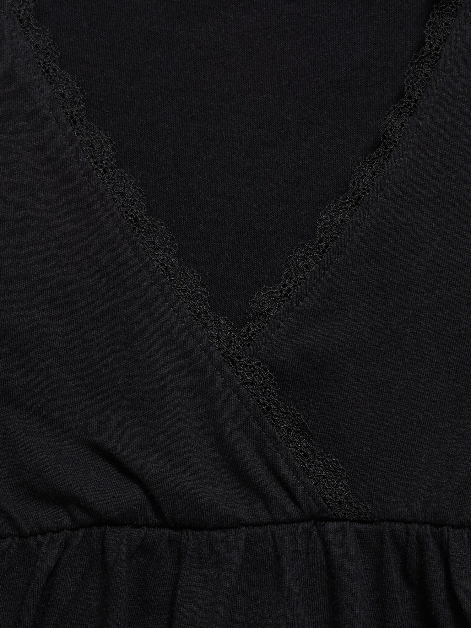 Топ Old Navy Long-Sleeve Faux-Wrap Top для девочек, цвет: Чёрный — фото 2